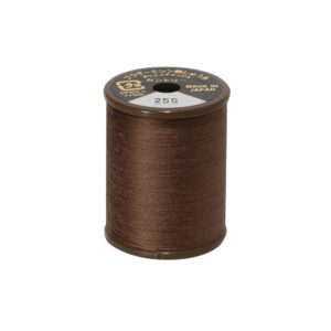 Brother mat-finish broderitråd - 255 Chokolade