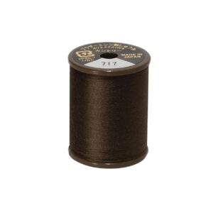 Brother mat-finish broderitråd - 717 Mørkebrun