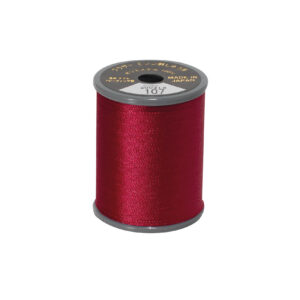 Brother satin-finish broderitråd - 107 Bordeaux