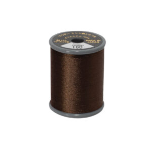 Brother satin-finish broderitråd - 160 Mørk Chokolade