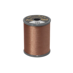 Brother satin-finish broderitråd - 184 Mørk Kaffe