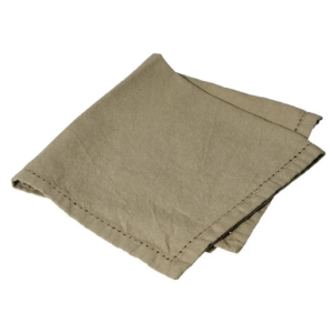 PURE - Serviet i 100% bomuld med hulkant – Dark Sage - 40x40 cm