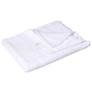 LINEN - Duk i 100 % linne – Vit - 140x300 cm