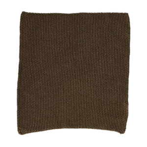 PURE - Karklud i strik – Mælkechokolade - 25x25 cm