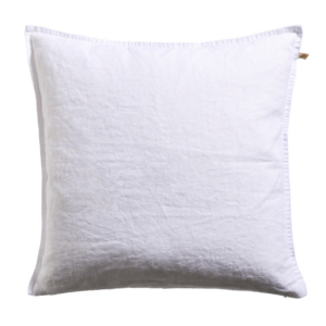 LINEN - Pyntepudebetræk i 100% hør – Hvid - 50x50 cm