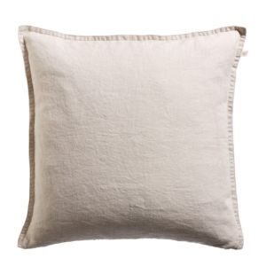 LINEN - Pyntepudebetræk i 100% hør – Natur - 50x50 cm