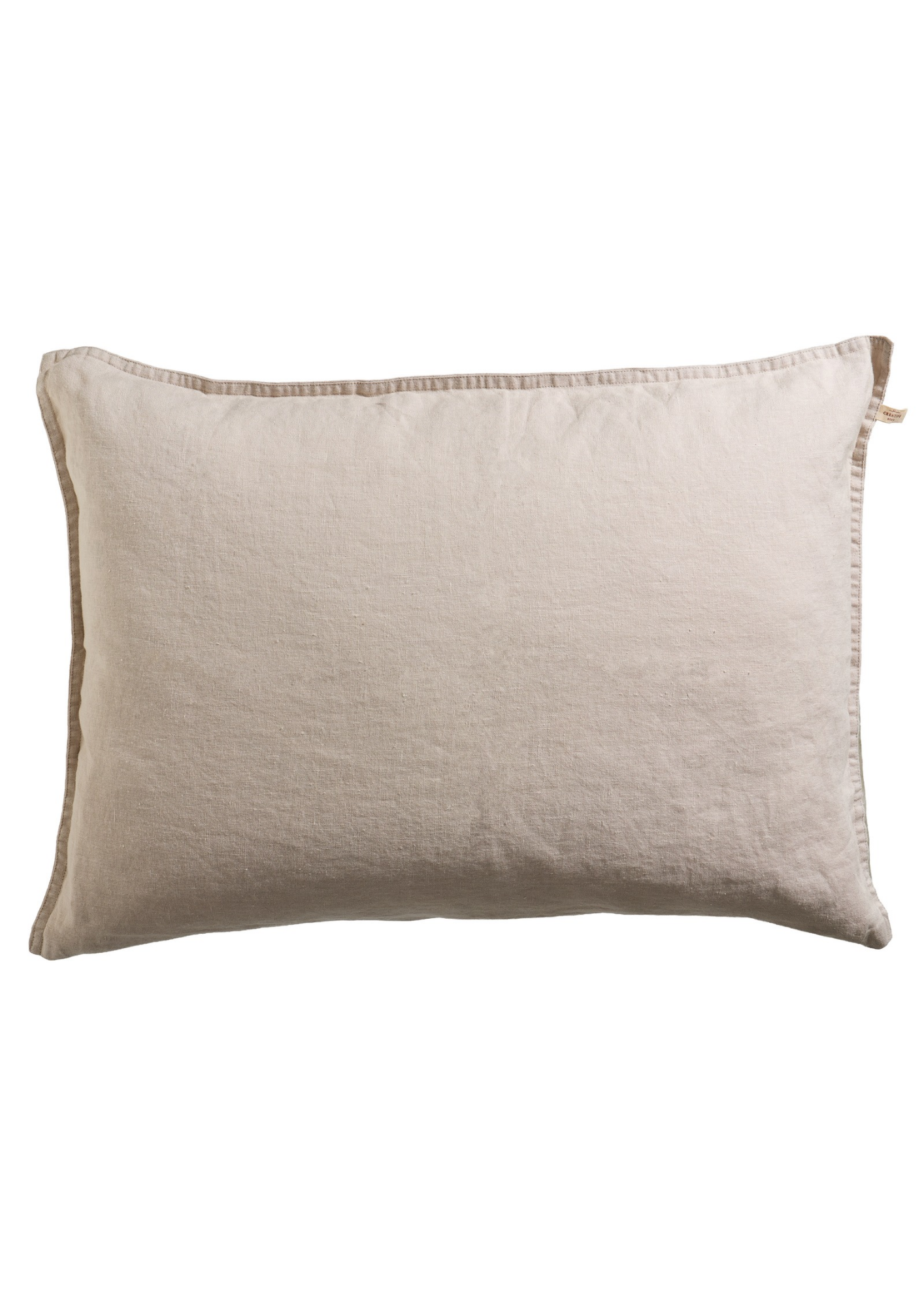LINEN - Prydnadskuddfodral i 100 % linne – Natur - 50x70 cm