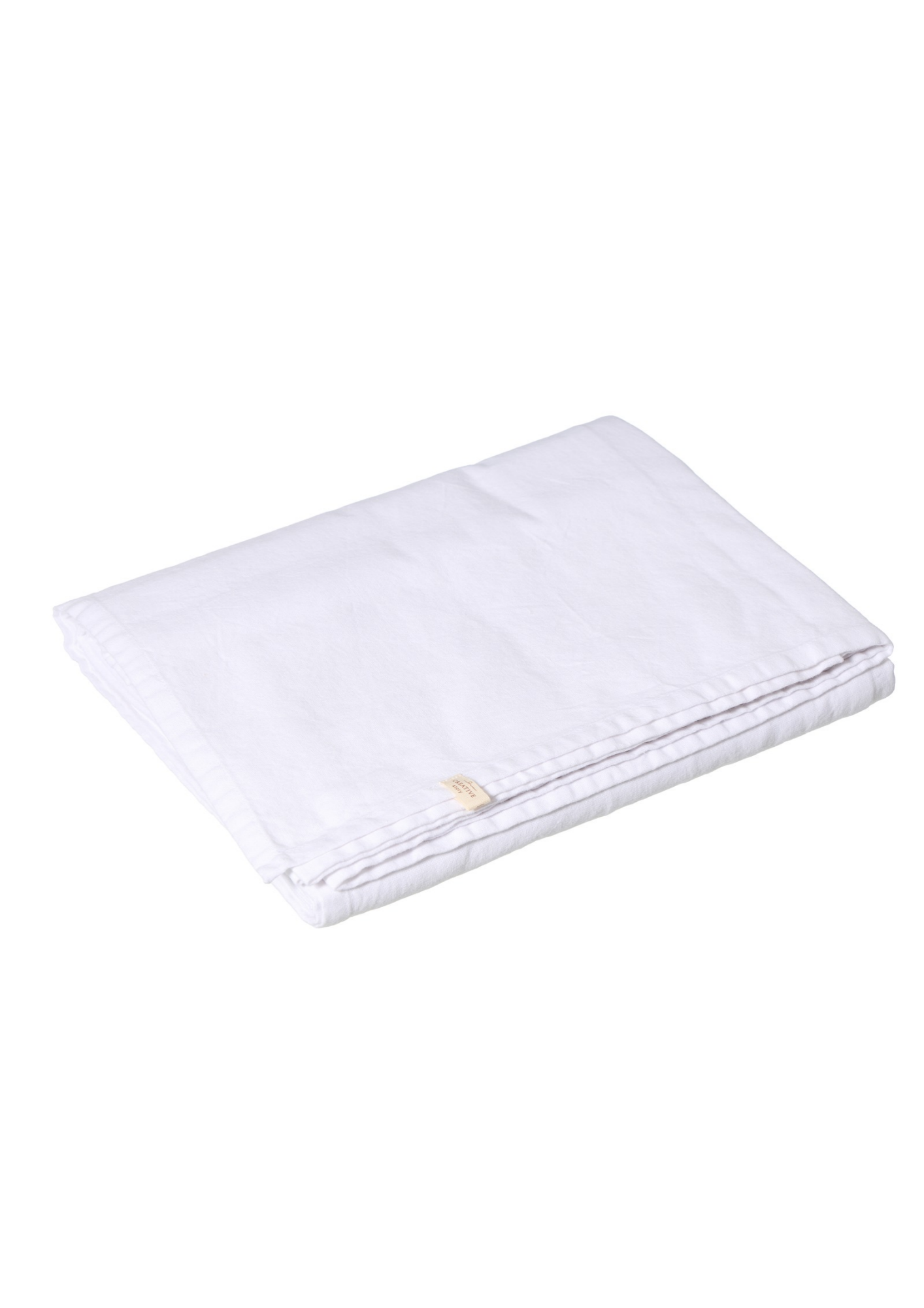 PURE - Dug i 100% bomuld – Hvid - 140x270 cm